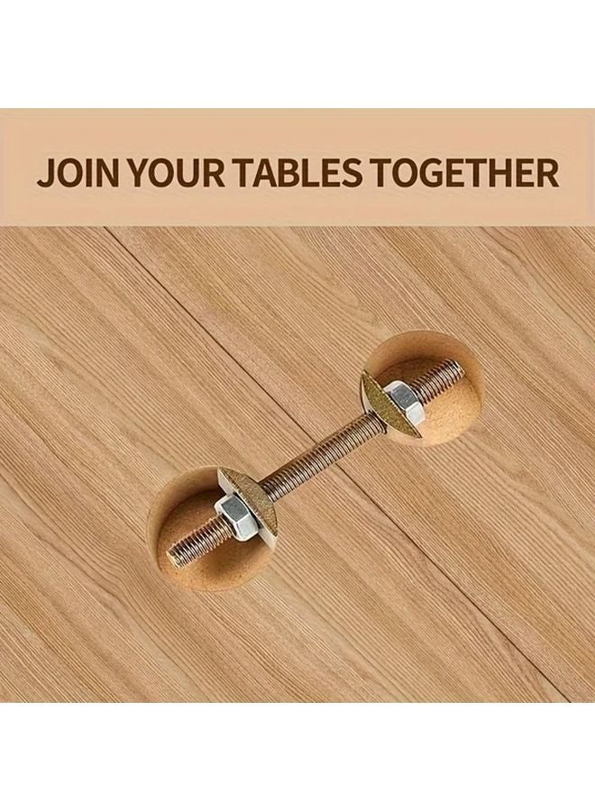 12pcs Furniture Fastening Connectors Table Top Fasteners Countertop Flip Joint Bed Connecting Kit - Image 4