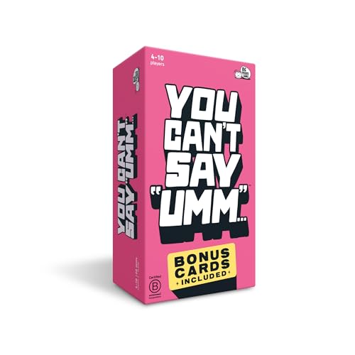 BIG POTATO You Can't Say UMM: A Party Game for Family and Adults, Fast-Paced Family Word Game, Must Have for Game Night, Bonus Content Included - Image 1