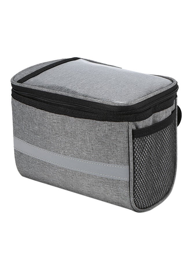 NIBEMINENT Basket Pannier Cooler Bag With Reflective Strip - Image 1