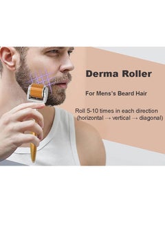 BTFMEI Skin Roller for Hair Beard Facial , Derma Roller, 1.5 Mm 540 Luxury Titanium Micro Needling Roller, Ideal for Men or Women to Keep Your Skin Young and Fresh, Perfect for Head and Beard Hair Growth Beauty Tool  - Image 5