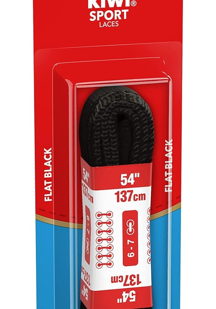 Kiwi Sport Laces - 54 Inch Athletic Black Shoelaces - Image 4