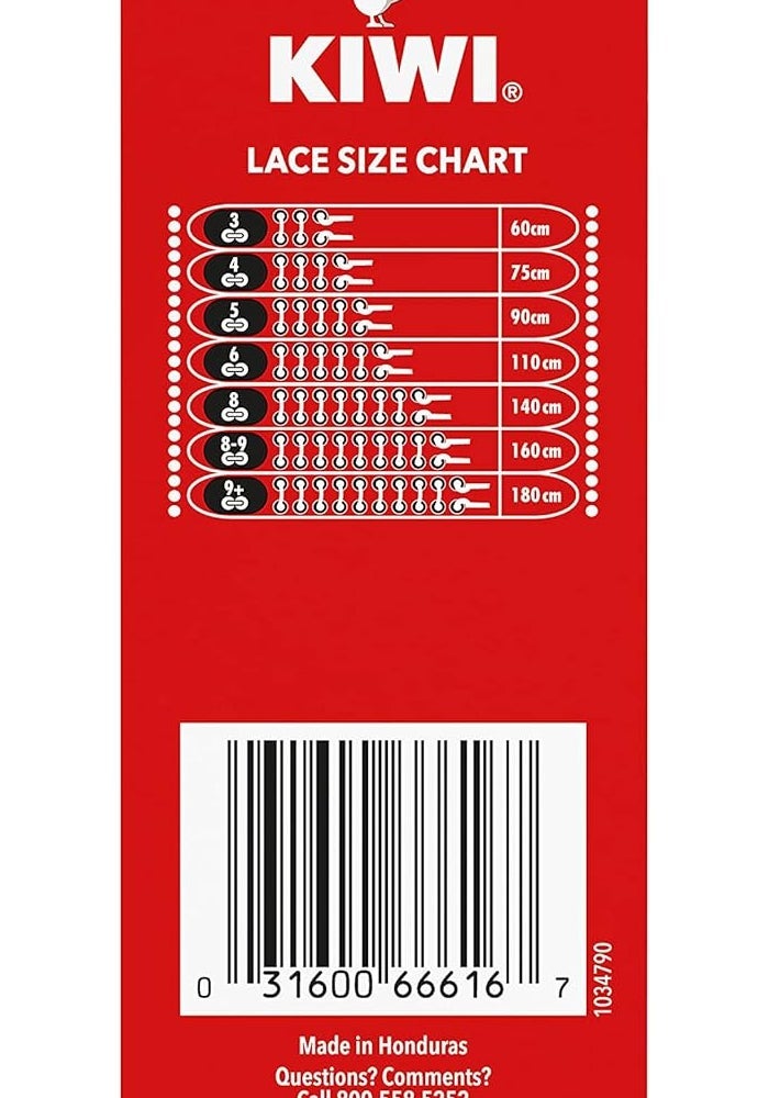 Kiwi Sport Laces - 54 Inch Athletic Black Shoelaces - Image 2