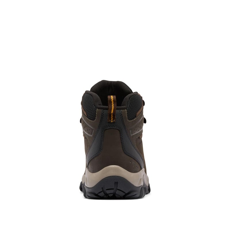Columbia Mens Newton Ridge Plus II Waterproof Hiking Boot, Cordovan/Squash, 11 - Image 3