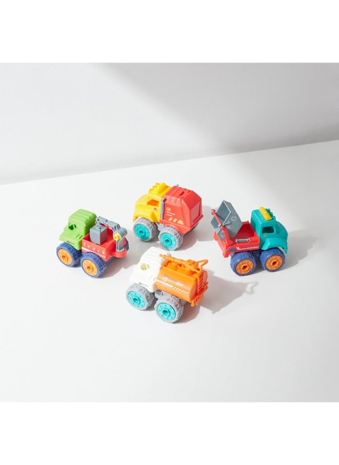 TOY GARDEN 4-in-1 Farm Truck Assemble Toy Car – DIY Construction Vehicle Set for Kids, Detachable Parts, Educational & Fun Toy  - Image 2