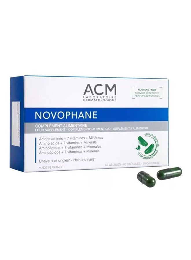 ACM Novophane Capsules Food Supplement For Hair And Nail Growth Pack Of 60'S