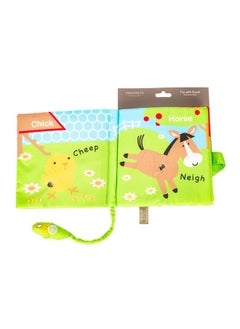 ديمداكو لعبة كتاب موسيقي ناعم للأطفال من DEMDACO Happy Barnyard Friends Corn Rustic Red  - Image 4