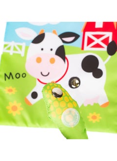 ديمداكو لعبة كتاب موسيقي ناعم للأطفال من DEMDACO Happy Barnyard Friends Corn Rustic Red  - Image 3