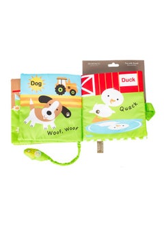 ديمداكو لعبة كتاب موسيقي ناعم للأطفال من DEMDACO Happy Barnyard Friends Corn Rustic Red  - Image 5