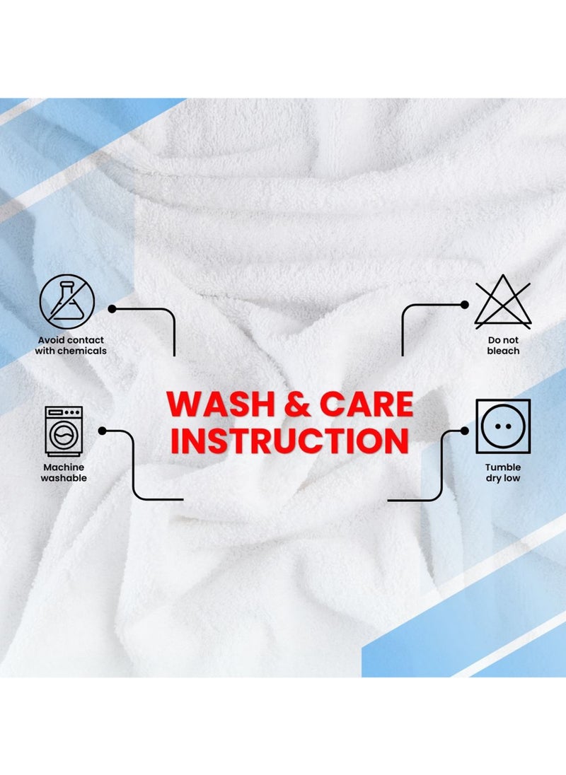 Jacquar Dina 100% Egyptian Cotton Bath Towel, Super Soft and Highly Absorbent Basic Solid Premium Bath Towel for Bathroom Size 140cm x 70cm  - Image 4