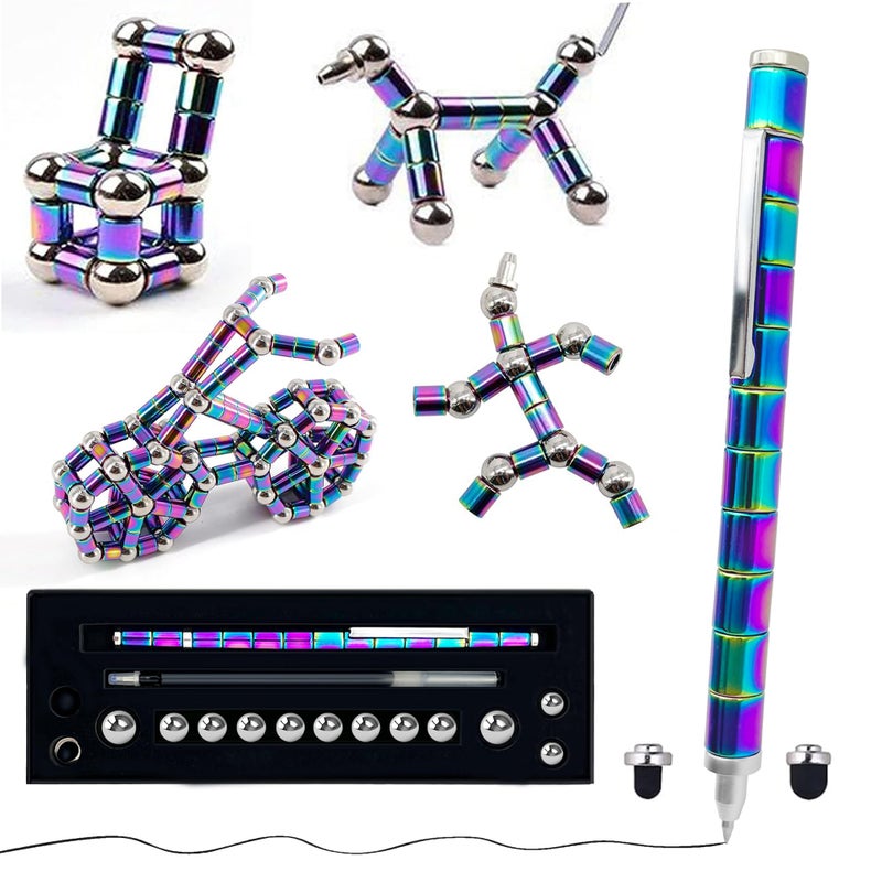 sicitu Fidget Pen Decompression Magnetic Pen Cool Fidget Toys for Stress and Anxiety Relief Sensory Toys Best Gifts for Teenage Boys Ideal Gift for 813 Years Old Novelty Gifts for Teen and Adults - Image 3
