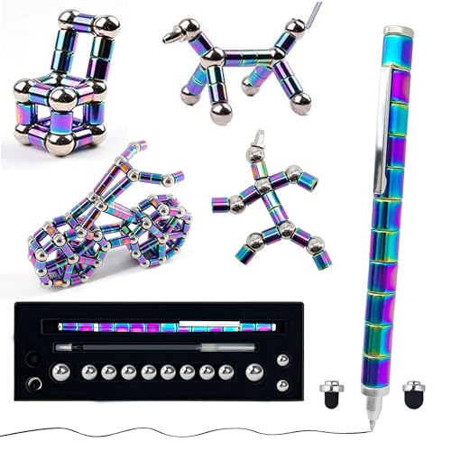 sicitu Fidget Pen Decompression Magnetic Pen Cool Fidget Toys for Stress and Anxiety Relief Sensory Toys Best Gifts for Teenage Boys Ideal Gift for 813 Years Old Novelty Gifts for Teen and Adults - Image 1