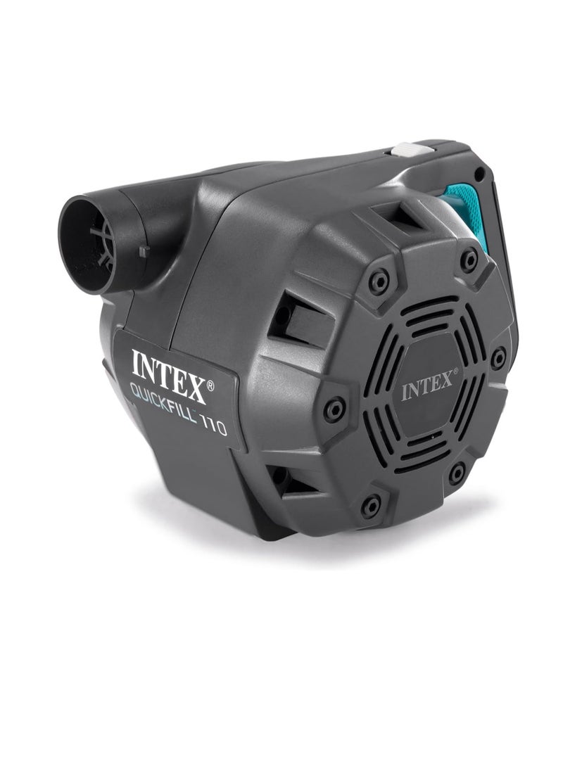 INTEX INTEX QuickFill Electric Air Pump: Inflates and Deflates Air Mattresses, Inflatable Kayaks, Boats, Toys  - Image 1