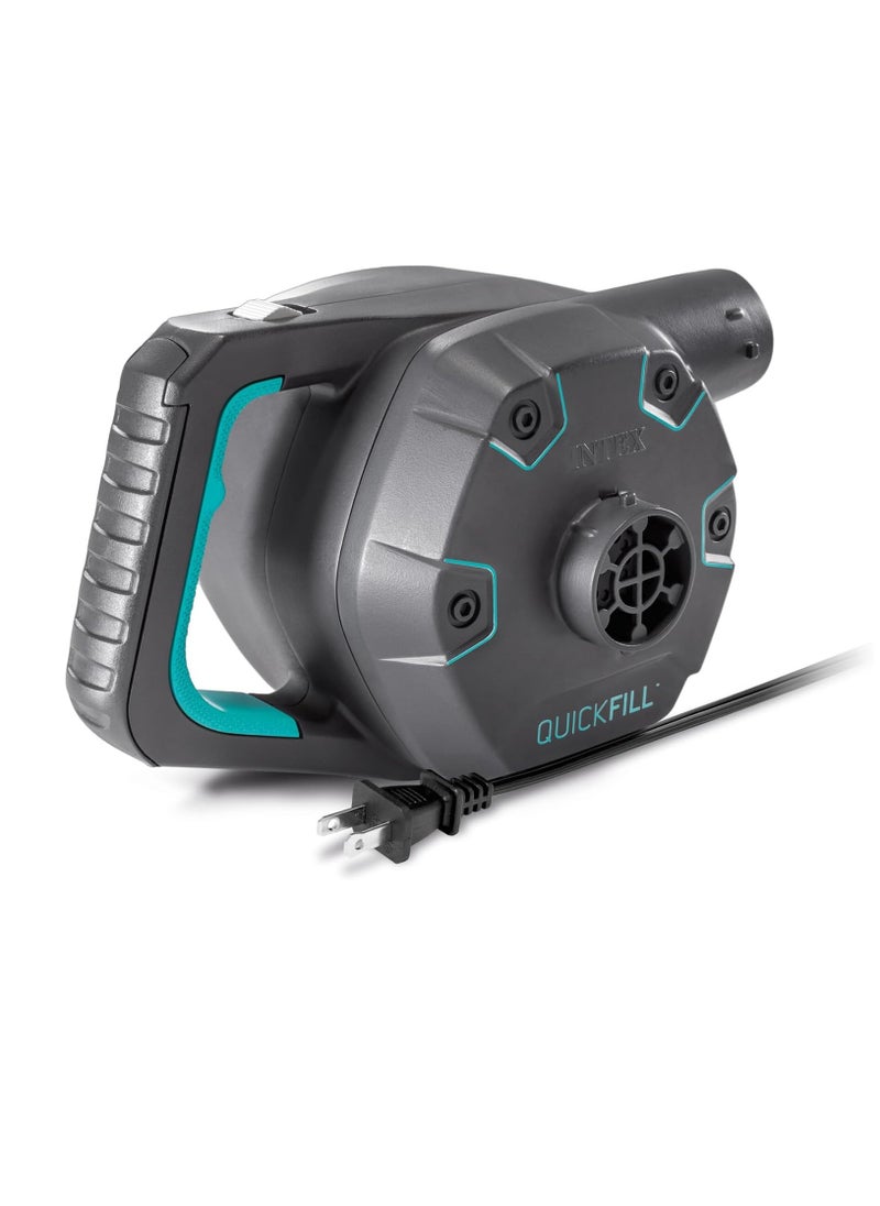 INTEX INTEX QuickFill Electric Air Pump: Inflates and Deflates Air Mattresses, Inflatable Kayaks, Boats, Toys  - Image 2