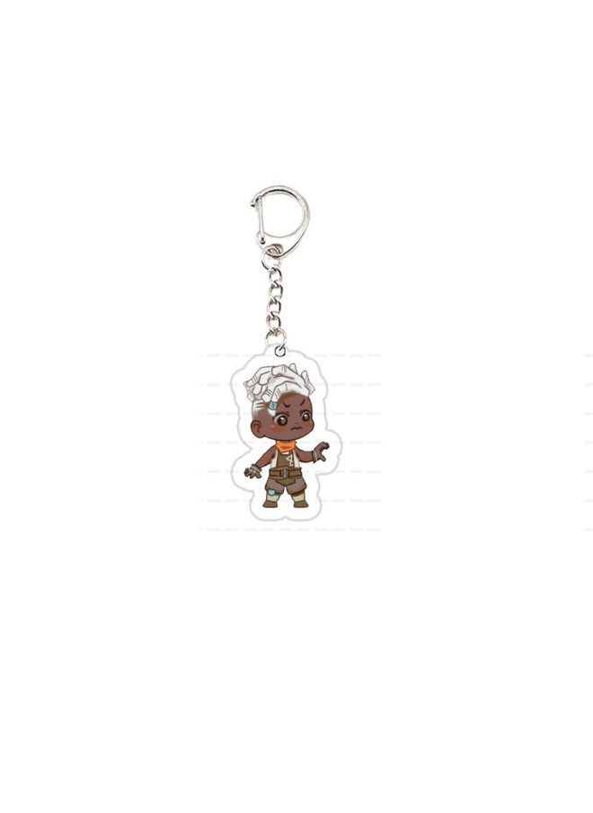 Generic - Acrylic Arcane Jinx Vi Caitlyn Ekko Viktor Keychain  Arcane FigurePendant Keyring Key chainKeyRing for Accessories Bag Fans Gift-Color:5 - Image 1