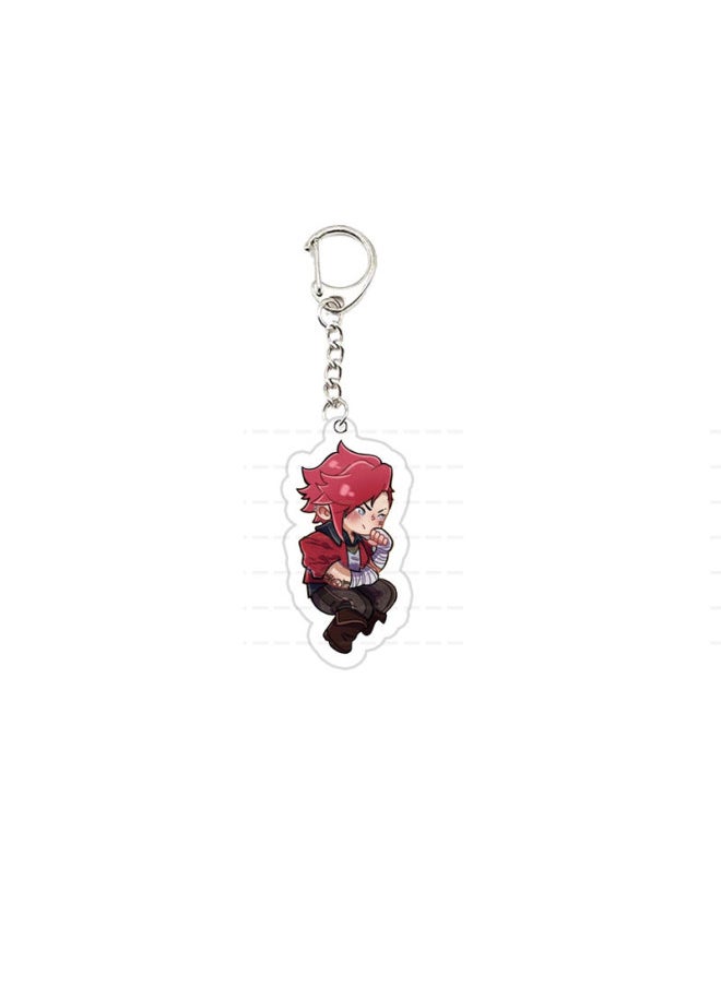 Generic - Acrylic Arcane Jinx Vi Caitlyn Ekko Viktor Keychain  Arcane FigurePendant Keyring Key chainKeyRing for Accessories Bag Fans Gift-Color:5 - Image 1
