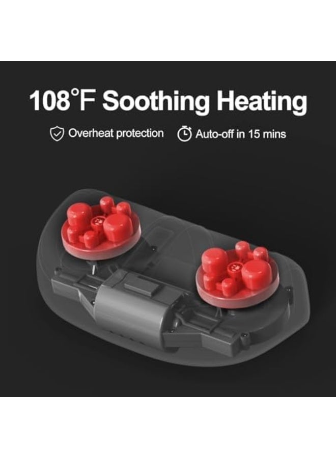 جهاز تدليك القدم مع تسخين، جهاز تدليك للقدم والساق مع أسطوانة تدليك، آلة استرخاء كهربائية لتدليك الأقدام، تحسين الدورة الدموية والاسترخاء لتدليك القدم والساق، هدايا للأب، الأم و الحبيب. - Image 3