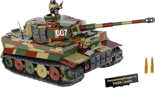 COBI Historical Collection WWII Panzerkampfwagen VI Tiger I Ausf E Executive Edition Building Set 1207 Pieces - Image 1