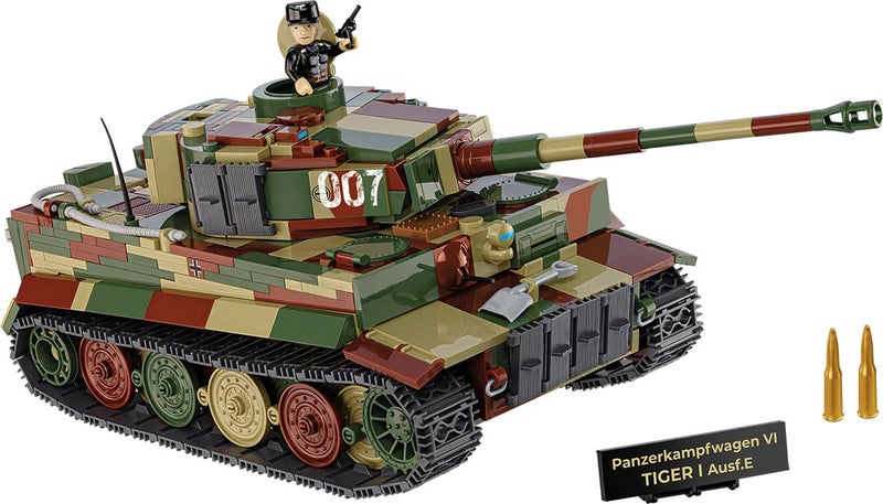 COBI Historical Collection WWII Panzerkampfwagen VI Tiger I Ausf E Executive Edition Building Set 1207 Pieces - Image 2