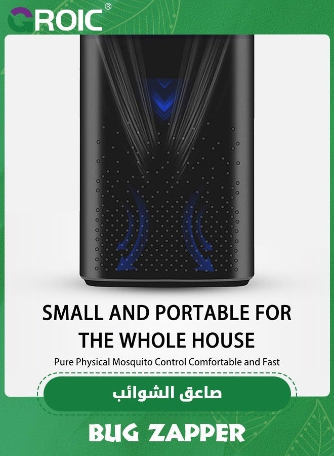 GROIC Bug Zapper, Mosquito Killer Lamp Light LED Insect Electric Fly Zapper Chemical-Free Nontoxic Odorless Safe for Babies & Pregnant Women, Use Indoor Bedroom Kitchen Office - Image 4