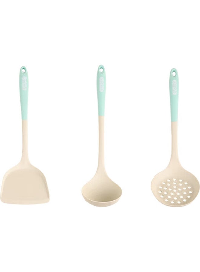 GRASEY Silicone Spatula Set, Kitchen Utensils, Non-Stick Pan Spatula, Heat-Resistant Spatula, Soup Ladle, Strainer Ladle, Gy8842 - Image 2