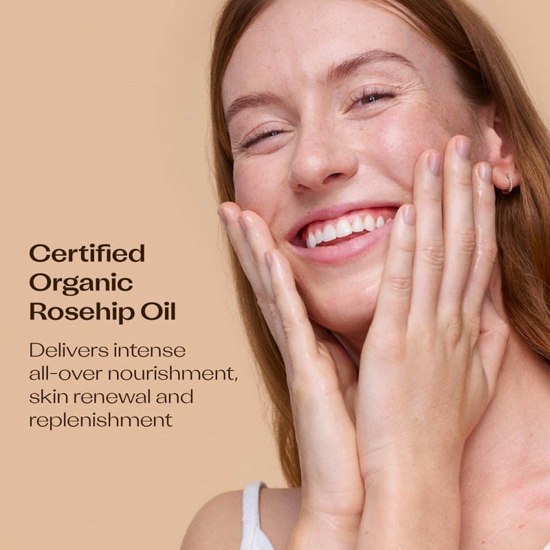 Trilogy Certified Organic Rosehip Oil, Intensive Nourishment, Improves Appearance of Scars, Stretch Marks, Fine Lines, & Wrinkles, 0.34 fl oz - Image 2