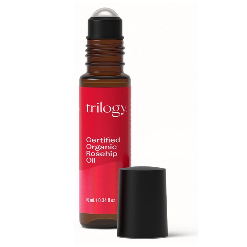 Trilogy Certified Organic Rosehip Oil, Intensive Nourishment, Improves Appearance of Scars, Stretch Marks, Fine Lines, & Wrinkles, 0.34 fl oz - Image 1