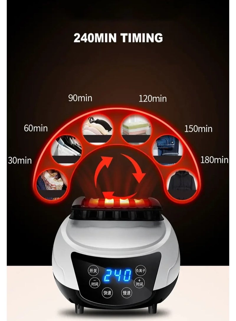 AROAQ Dryer Household High-Power Drying Clothes And Shoes Dryer With Remote Control Negative Ion Host Heater - Image 2