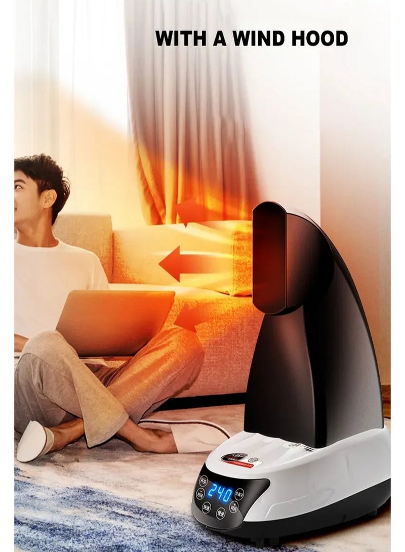 AROAQ Dryer Household High-Power Drying Clothes And Shoes Dryer With Remote Control Negative Ion Host Heater - Image 4