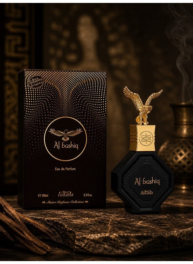 Nabeel Al Bashiq Eau De Parfum 100ML Luxurious Long-Lasting Unisex Fragrance with Premium Oud and Oriental Notes - Image 1