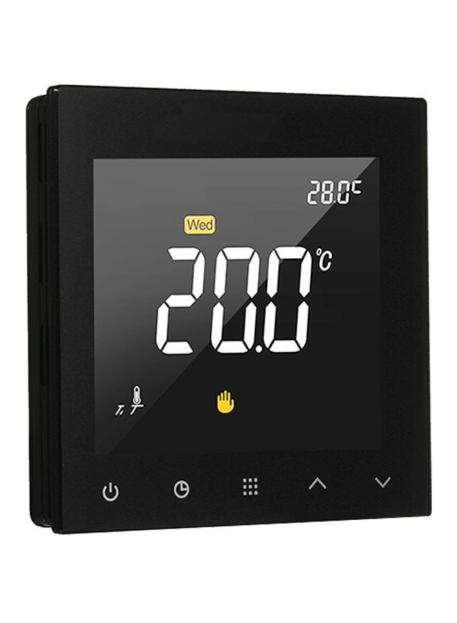 NIBEMINENT WIFI Smart Touch Screen Programmable Water Floor Heating Temperature Controller Black - Image 1