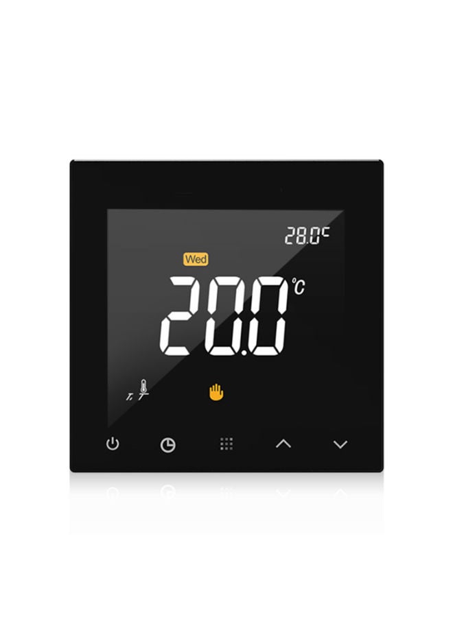 NIBEMINENT WIFI Smart Touch Screen Programmable Water Floor Heating Temperature Controller Black - Image 2