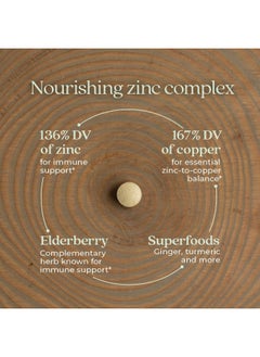 New Chapter Zinc Supplement, Fermented Zinc Complex, One Daily For Immune Support + Skin Health + Non-Gmo Ingredients, Easy To Swallow & Digest, 60 Count (2 Month Supply)  - Image 4