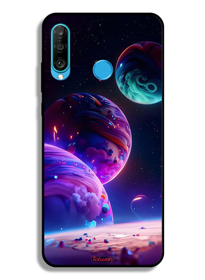 Tolwak Huawei nova 4e Protective Case Cover Planet Pattern - Image 2