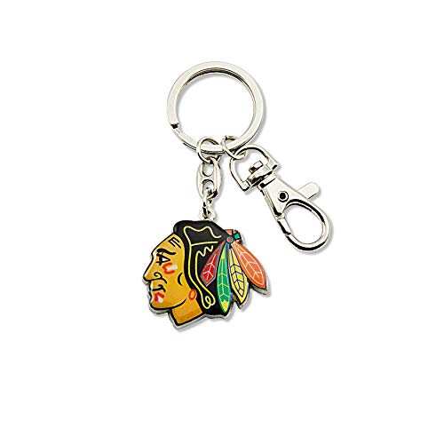 Aminco NHL Chicago Blackhawks Heavyweight Logo Keychain - Image 3