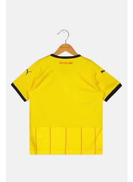 PUMA Kids Boy Short Sleeve Outdoor T Shirt, Yellow  - Image 2