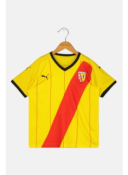 PUMA Kids Boy Short Sleeve Outdoor T Shirt, Yellow  - Image 1