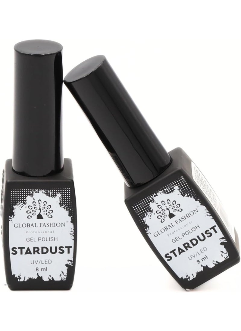 GLOBAL FASHION Professional - Stardust Gel Polish 8Ml Unleash A Universe Of Shimmering Hues On Your Fingertips (22 Colors)  (02) - Image 1
