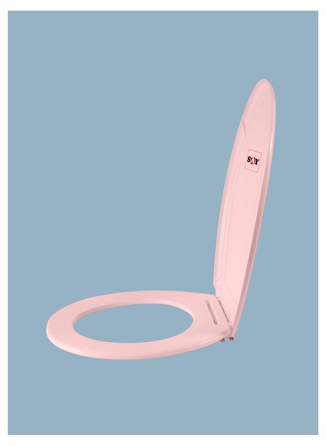 SAY Sleek Design Toilet Seat Cover Commode (Pink) - Image 4
