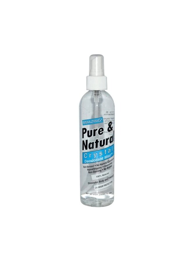 Thai Deodorant Stone Pure & Natural Crystal Pump, Deodorant Mist - 8 Oz  - Image 1