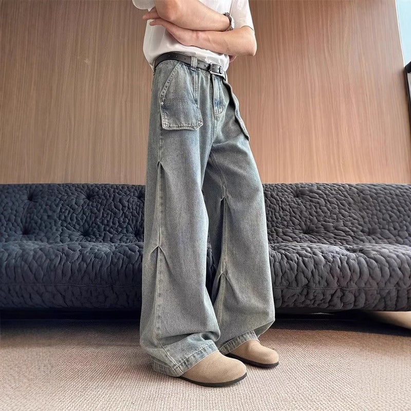 Unisex Casual Daily Denim Jeans - Image 3
