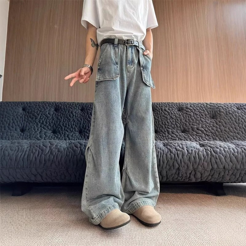 Unisex Casual Daily Denim Jeans - Image 5