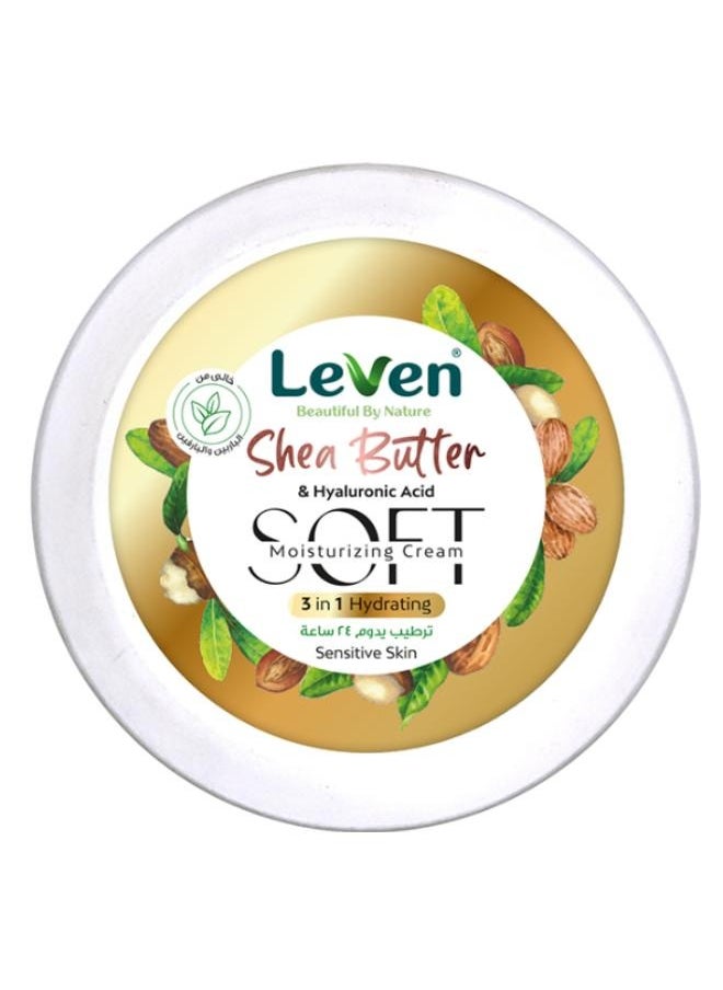 LEAVEN Soft Moisturizing Cream Shea Butter & Hyaluronic Acid 75ml  - Image 1