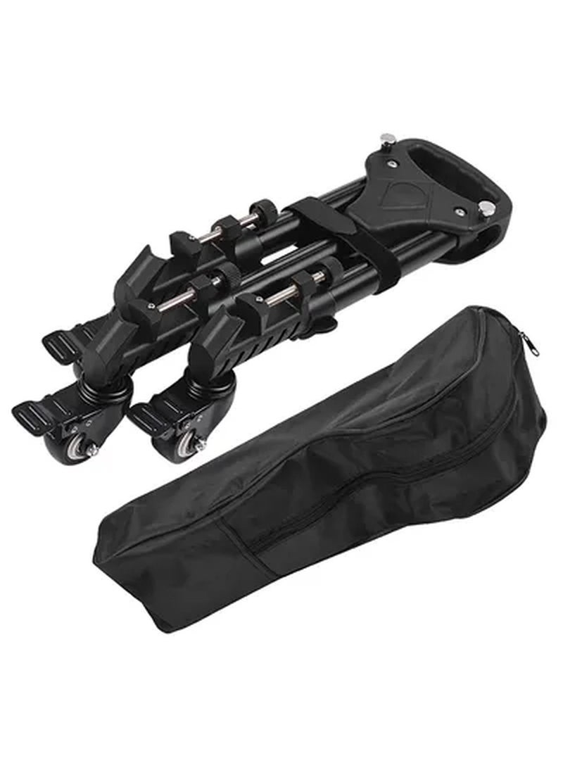 Yunteng Tri-Wheel Tripod Dolly Black  - Image 3