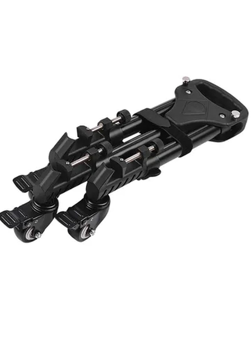 Yunteng Tri-Wheel Tripod Dolly Black  - Image 2
