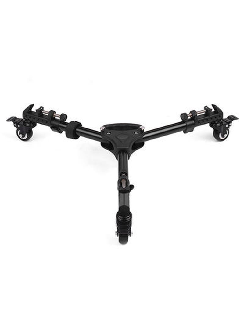 Yunteng Tri-Wheel Tripod Dolly Black  - Image 1