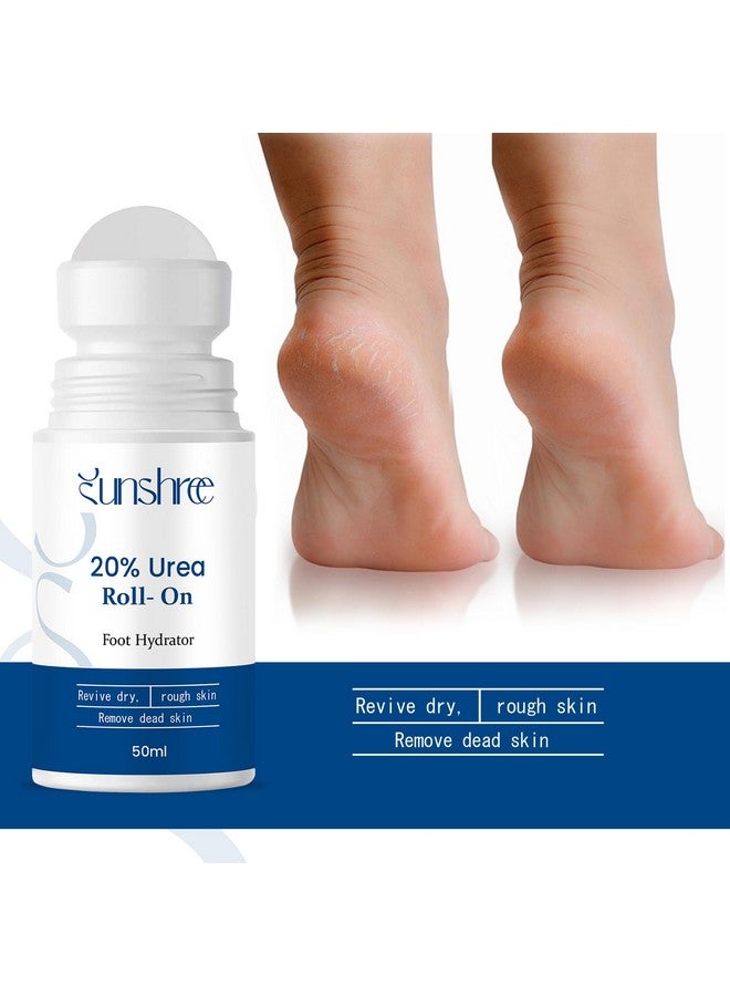 SUNSHREE 20% Urea Foot Cream Roll On 50ml | For Dry & Cracked Heels | With 2% Lactic Acid, Olive Oil & Vitamin E | Helps Repair and Moisturise Cracked Heels- Pack of 2 - Image 5