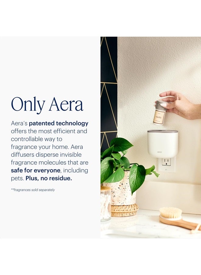 AERA Aera Mini Home Fragrance Diffuser Plug-in: Smart Home App Aroma Control, Essential Oil & Aromatherapy, Hypoallergenic Scent Technology, Safe for Family & Pets, White (Scent Capsules Sold Separately)  - Image 2