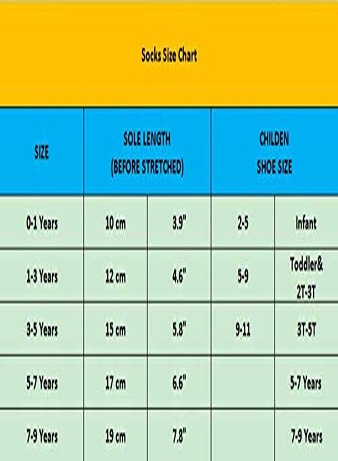 Cottock 6 Pairs Toddler Boy Non Slip Grip Knee High Cotton Socks, Baby Boys Anti Skid Long Socks for Kids, 6 Pairs B, 5-7 Years - Image 3