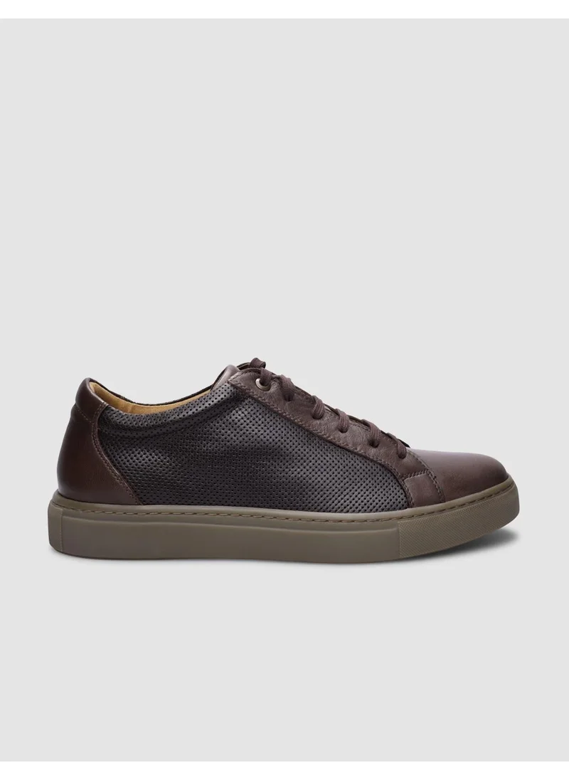 Cabani Brown Lace-Up Men's Sneaker