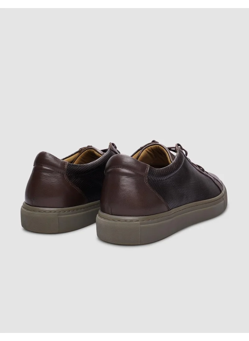 Cabani Brown Lace-Up Men's Sneaker